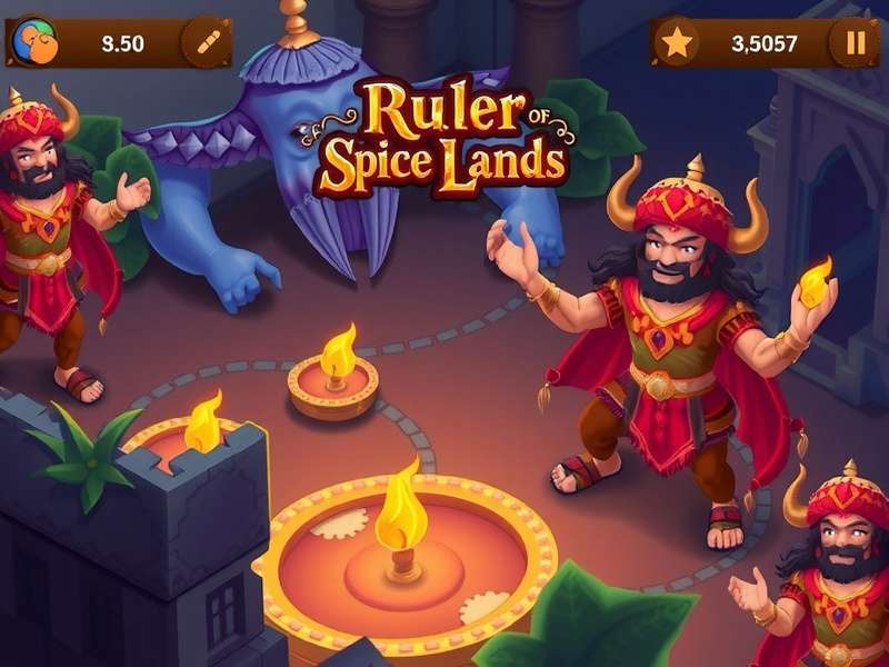 Ruler Of Spice Lands Game Screenshot
